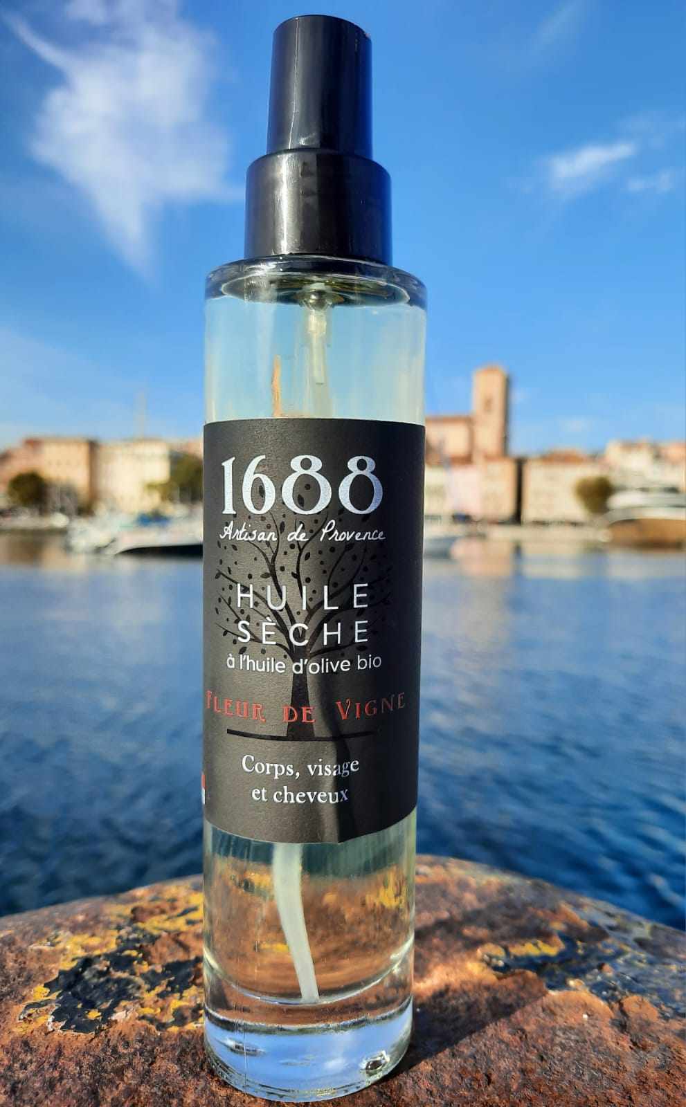 Huile sèche à l'huile d'olive Bio Fleur de vigne 100 ml - Chorbane